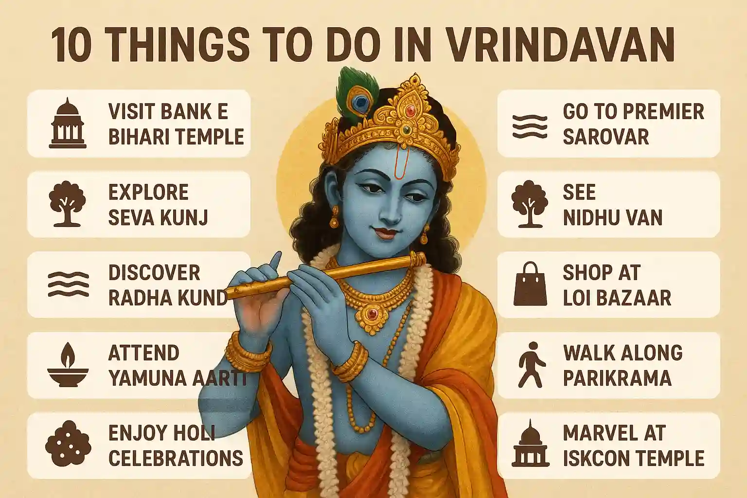 10 Things to Do in Vrindavan