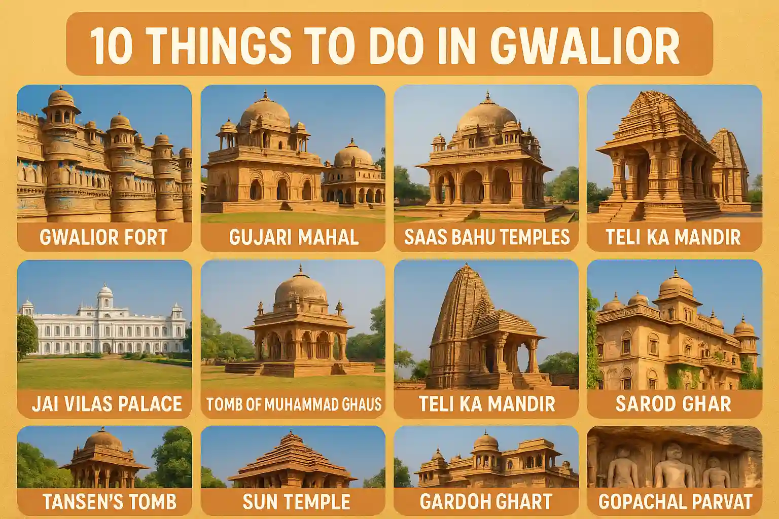 10 Things to Do in Gwalior