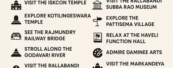 10 Things to Do in Rajamahendravaram