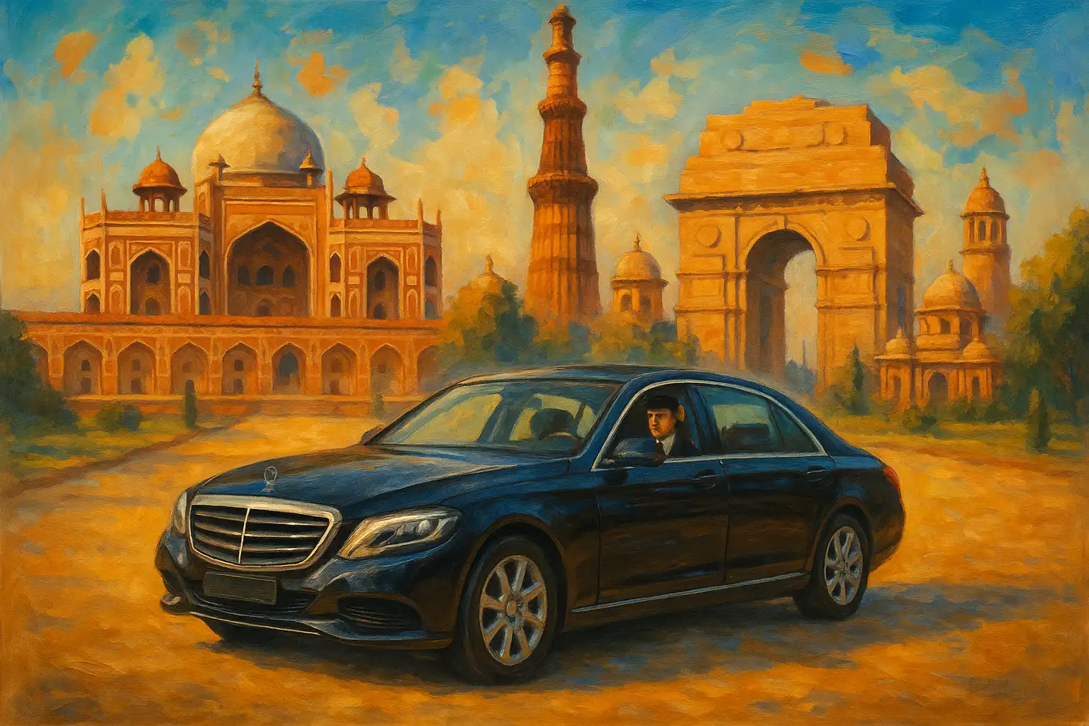 Car Rental in Delhi India | Chauffeur-Driven Cars for Sightseeing & Business