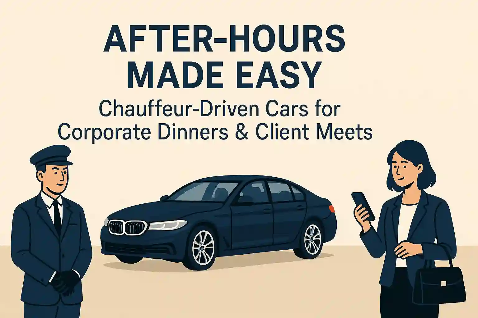 Chauffeur-Driven Cars for Corporate Dinners & Client Meets