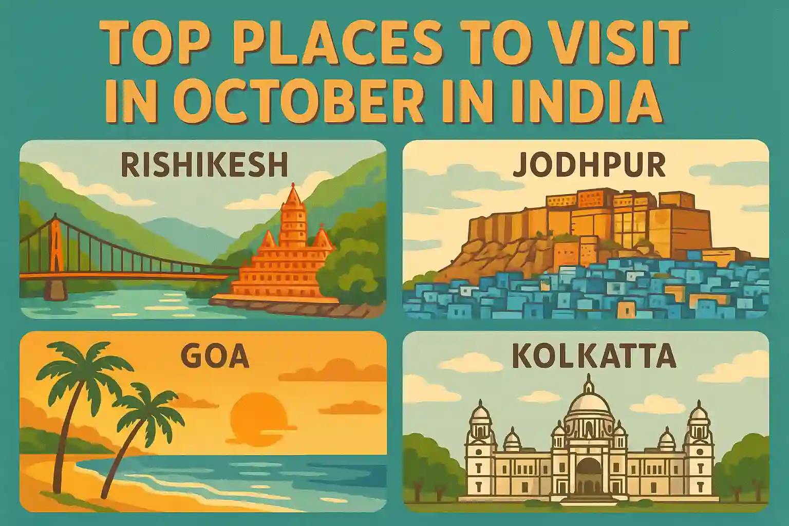 Top Places to Visit in October in India