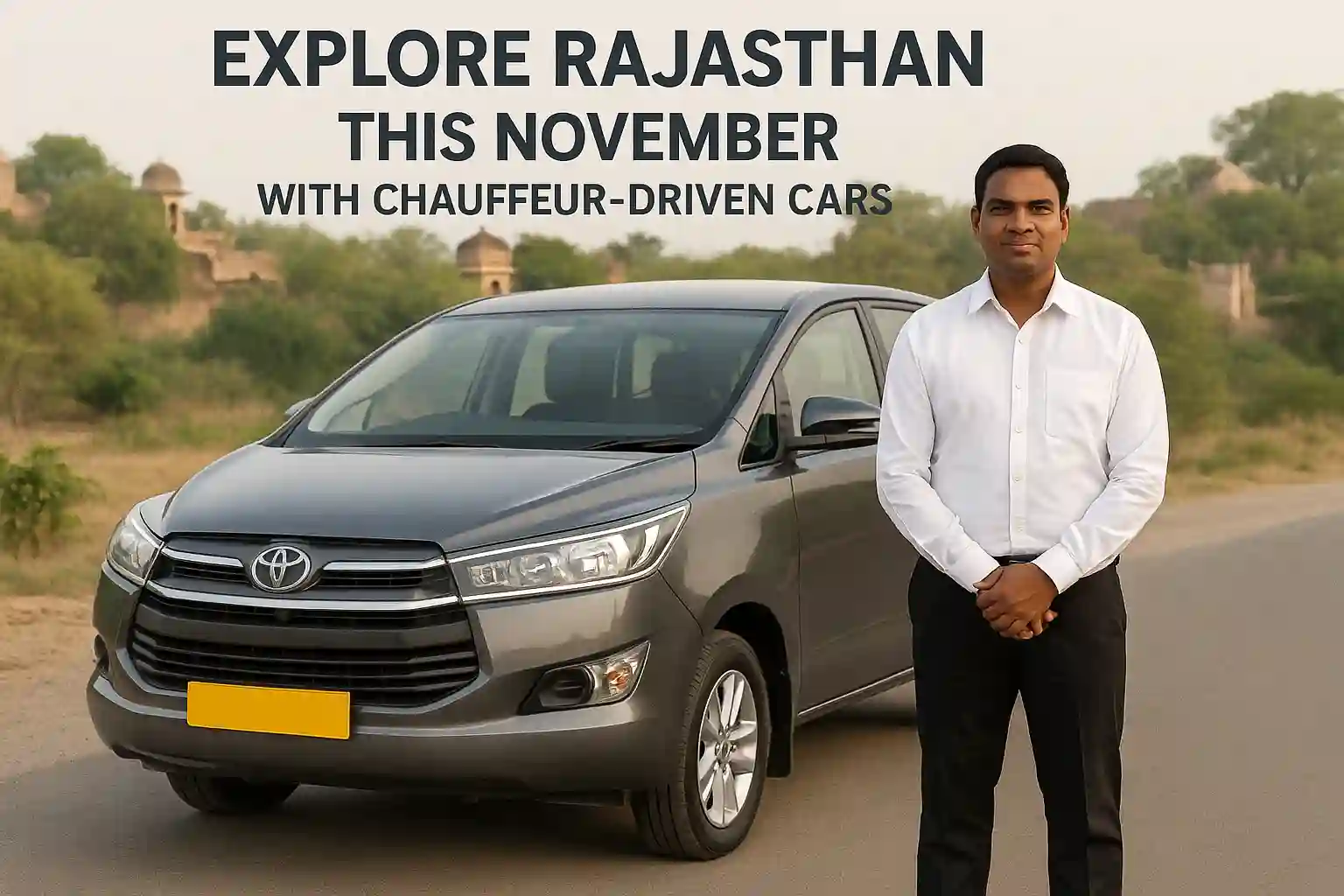 Explore Rajasthan This November with Chauffeur-Driven Cars