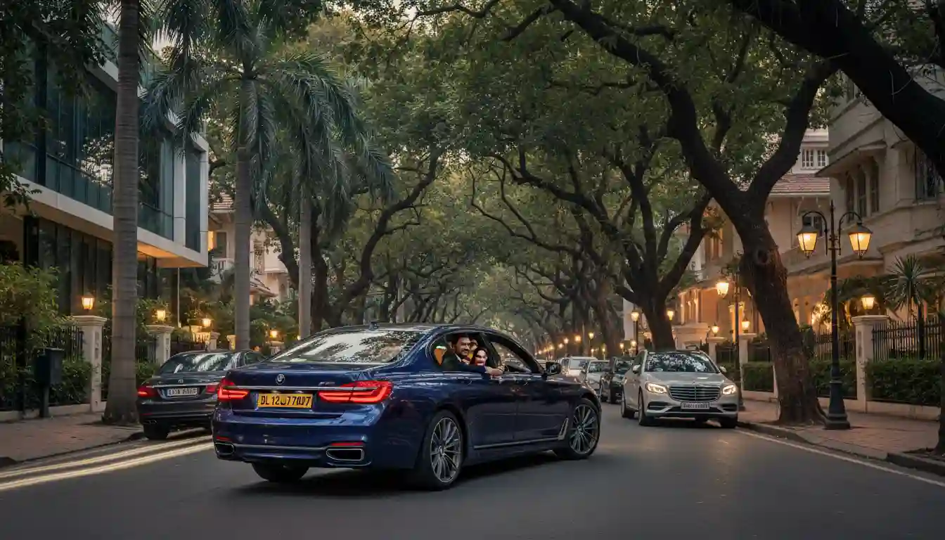 Discovering South Delhi in Luxury Car